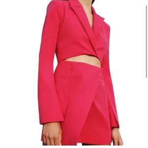 Hot Pink blazer dress